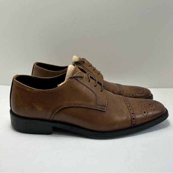 TO BOOT NEW YORK ADAM DERRICK Cap Toe Oxford Brown Size 9 main image 5